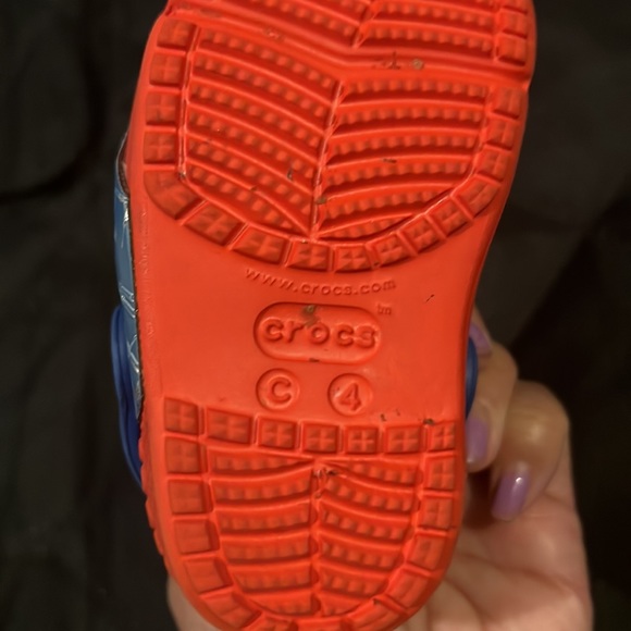 CROCS Spider-Man Light Up Slides Toddler C4 - Picture 4 of 5